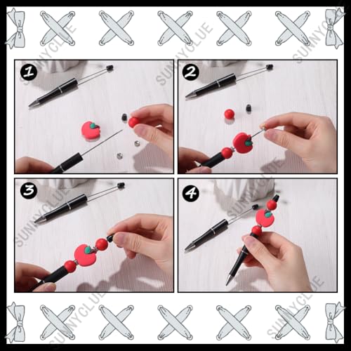 Stylo à Perles Rétractable pour DIY et décorations créatives en vrac