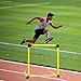 Adjustable Height Hurdles Training Equipment, 3Pcs Practice Hurdles Track and Field for Agility Training, Indoor & Outdoor Detachable Jumping Speed Hurdles for Football, Soccer, Basketball, Dogs