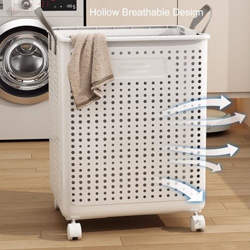 Panier à linge pliable plastique petit format pour trier sans encombre - 4