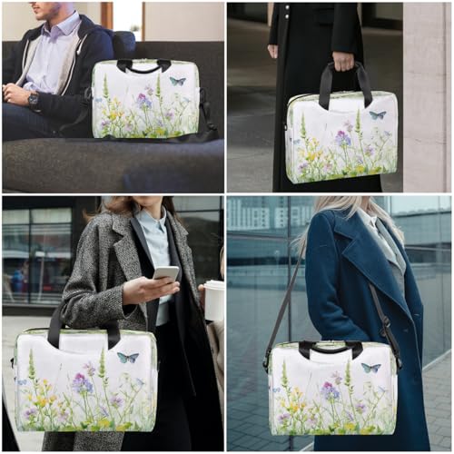 Bolso para portátil slim 16 pulgadas con asa y correa miniatura 7