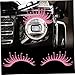 Car Eyelashes for Headlights 1 Pair Reflective Car Eyelashes Cute Pvc Lashes Personalized 9.8x4.4in DIY Decorative Stickers Accessories, Style1 Vehicle Seat Protector Auto Seat Mat