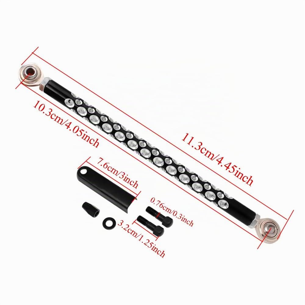 Tige de liaison de changement de vitesse de moto, 330 mm, liaison de levier de vitesse de moto, en alliage d'aluminium, compatible avec Harley Dyna 1986-2014