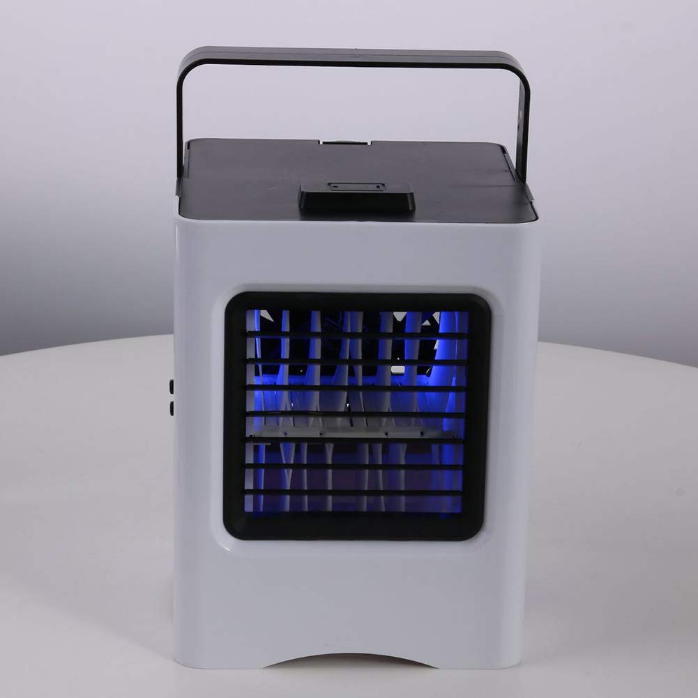 Osobista chłodnica powietrza Przenośny mini klimatyzator USB 3 w 1 Chłodnice wyparne Nawilżacz Oczyszczacz 3 prędkości Wentylator chłodzący na biurko do biura w domu, w akademiku, w podróży
