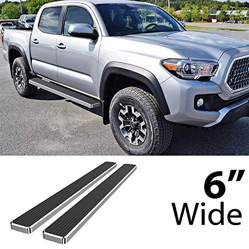 Barras Laterales de Acero Inoxidable 6" HD Ridez para Camioneta miniatura 2