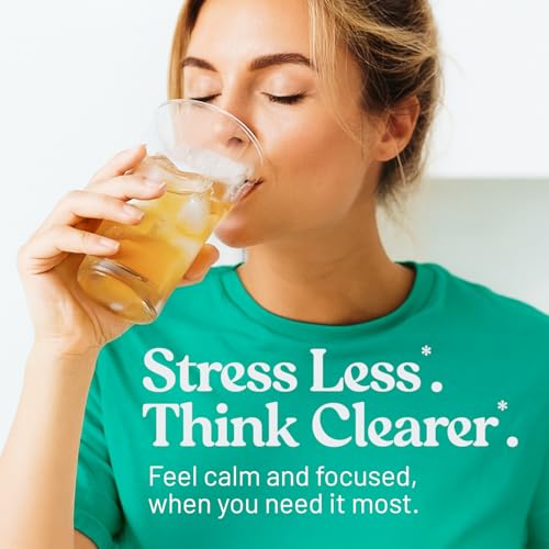 Image of Third Nature Calm Powdered Drink Mix for Stress Support, Relaxation, Healthy Cortisol & Focus - No Sugar, Non-GMO On-The-Go Calming Drink with Magnesium Glycinate, GABA, Peach Mango, 28 Stick Packs