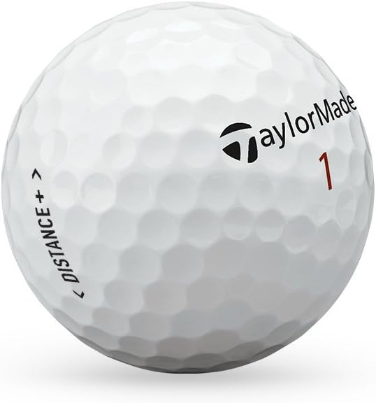 TaylorMade Distance Plus Golf Balls (One Dozen)