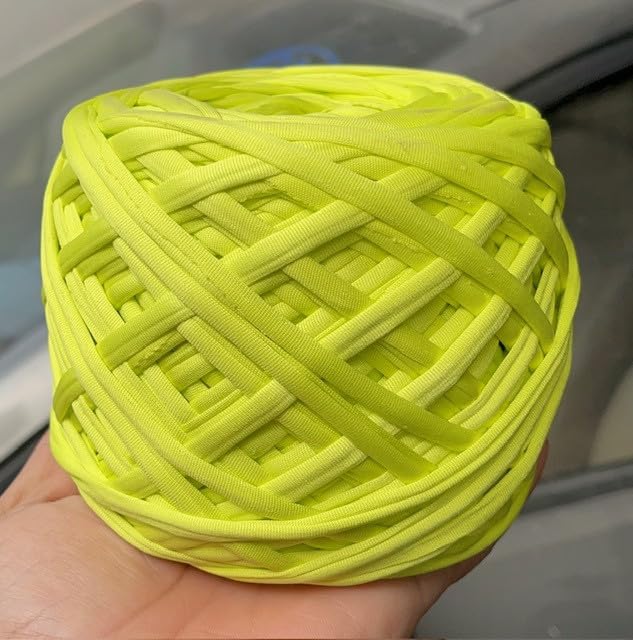 VIRAM Knitting Cotton Hosiery Yarn Soft T-Shirt Yarn, Needle Knitting Yarn Thread Dyed Hand Knitting Art Craft Soft Crochet Hook Yarn (Lime - 450 Gram) (B0CTK5JYGY) Amazon Price History, Amazon Price Tracker