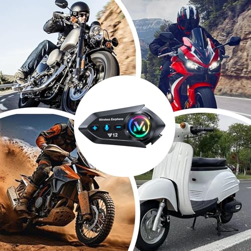 Auricular para casco de motocicleta inalámbrico e impermeable 4
