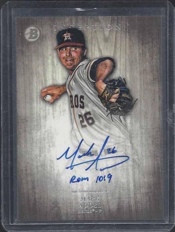 Mark Appel 2014 Bowman Inception Prospect On Card Auto - Baseball Slabbed Autographed Cards
