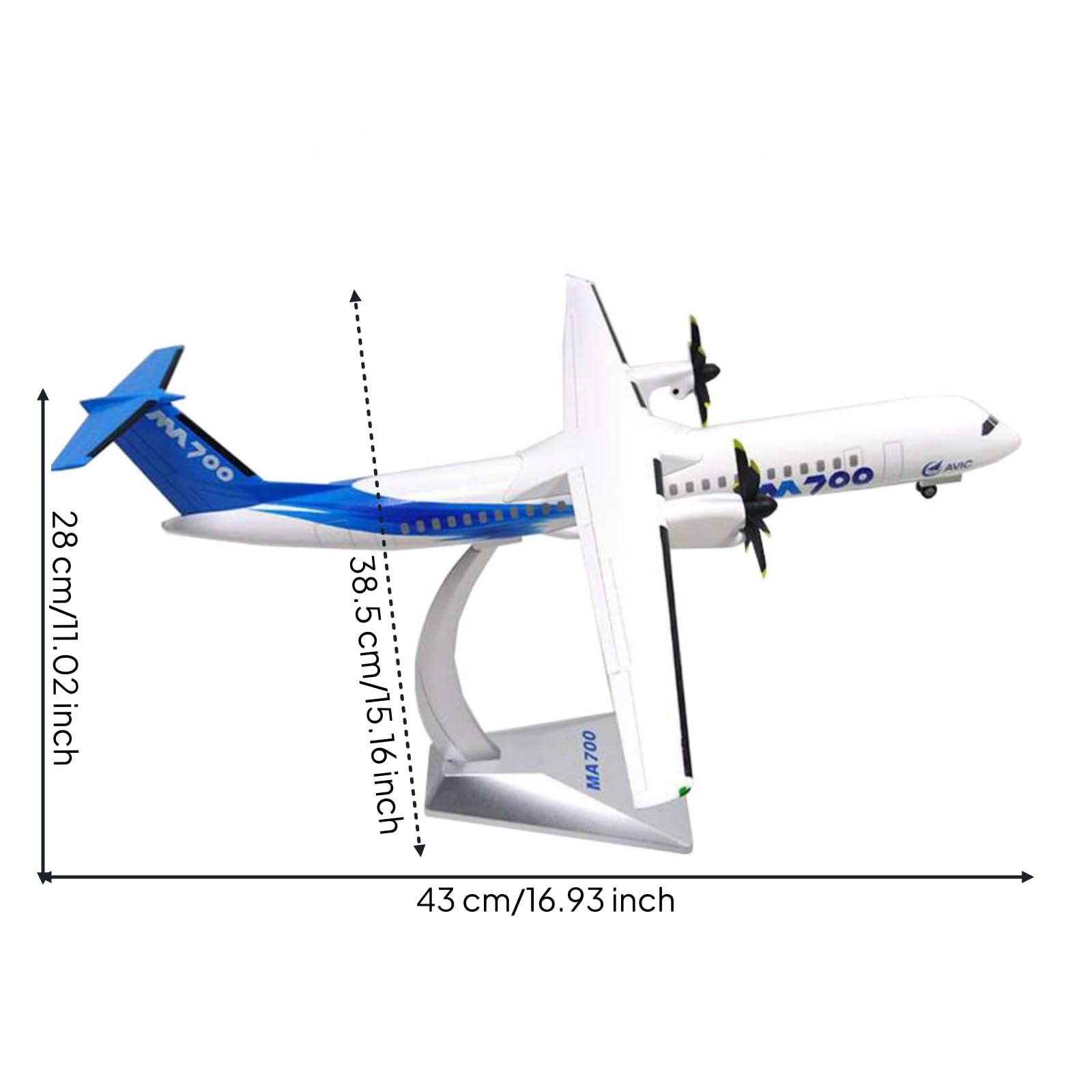 Gralara Modellino di Aereo Passeggeri
