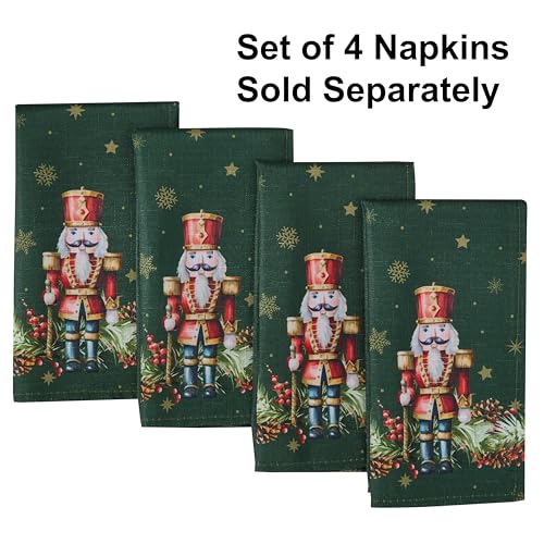 Set de 4 Servilletas de Tela Newbridge Navidad Verde miniatura 2