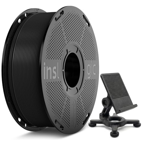Inslogic Pre-Dried High Speed Matte PETG Pro Filament 1.75mm Black 1KG