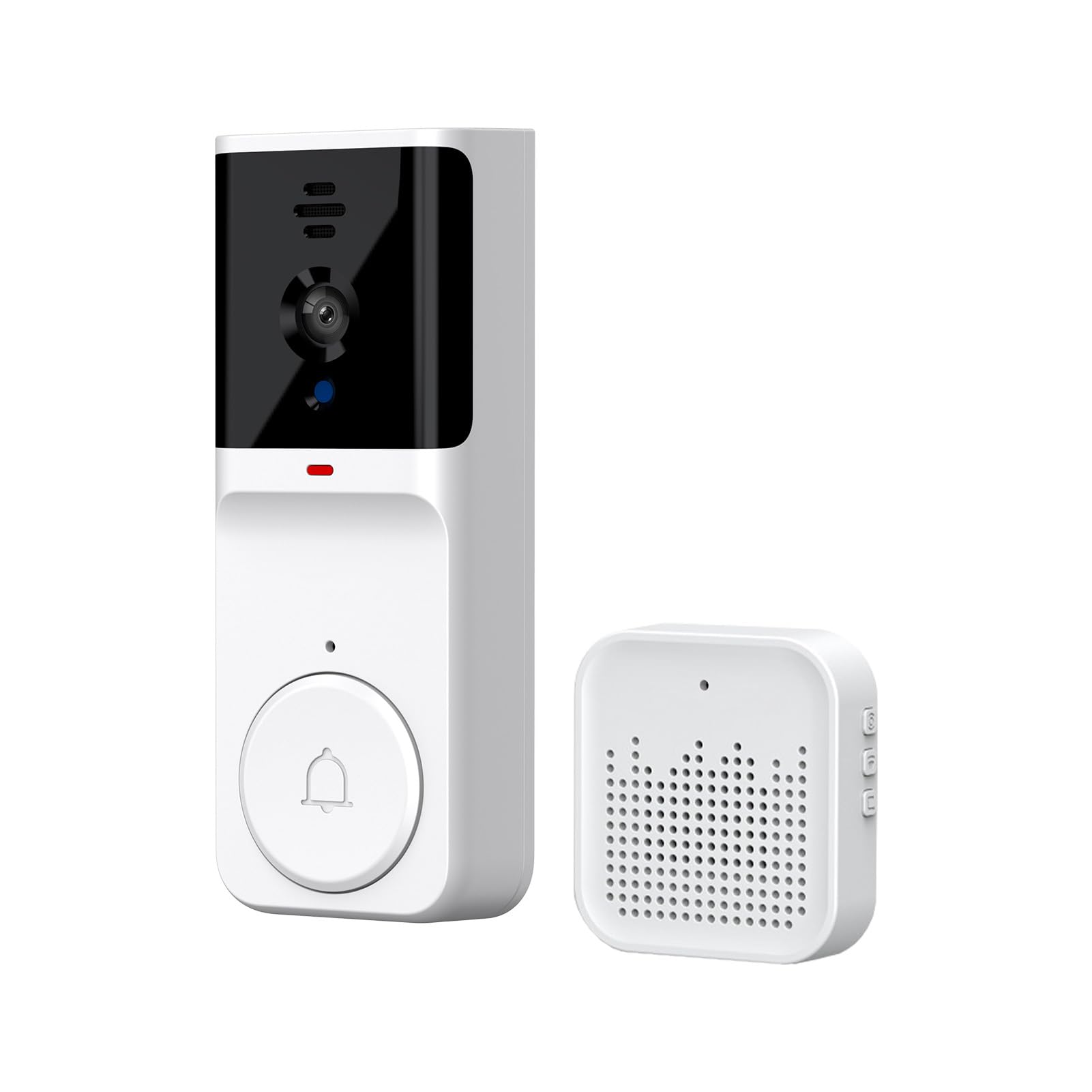 Sonnette vidéo WiFi 2,4 G blanche interphone bidirectionnel application TY Walmeck - 8