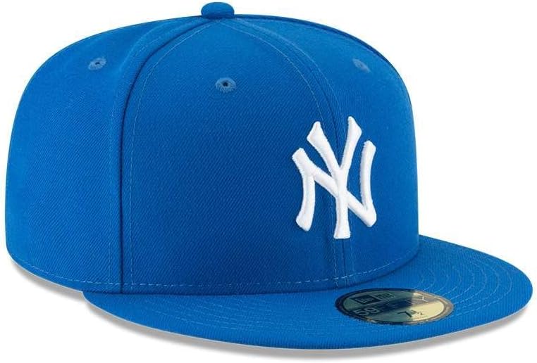 New Era Unisex Blue Azure Yankees Fitted Cap - Image 3