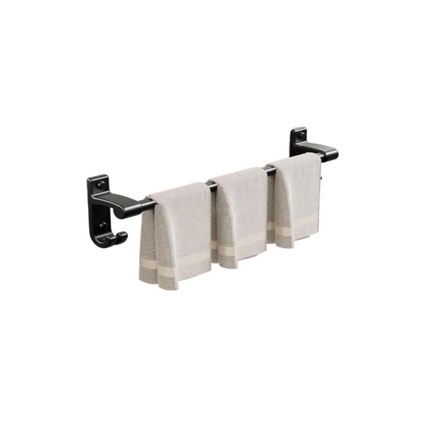 Porte serviette de cuisine et douche noir pour un intérieur moderne