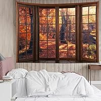 LB Herbst Wandteppich 100x150cm - Kürbis & Sonnenblume Landschafts Dekoration