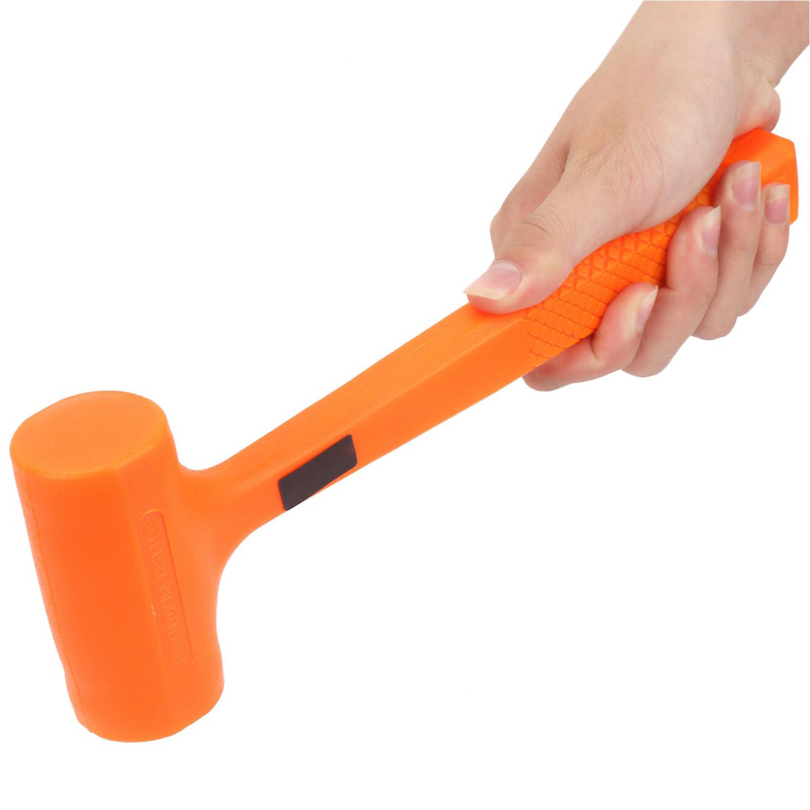 Práctico Caucho de PVC C, percusión Martillos de montaje suave Martillo de golpe Martillo de goma no elástica Martillo para pisos Instalación de muebles Marbe Diseño(1LB)
