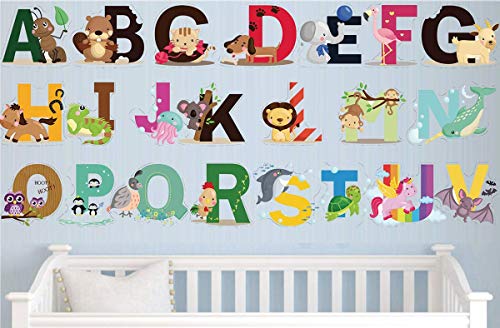 Vinilos decorativos infantiles alfabeto animal DEKOSH miniatura 3
