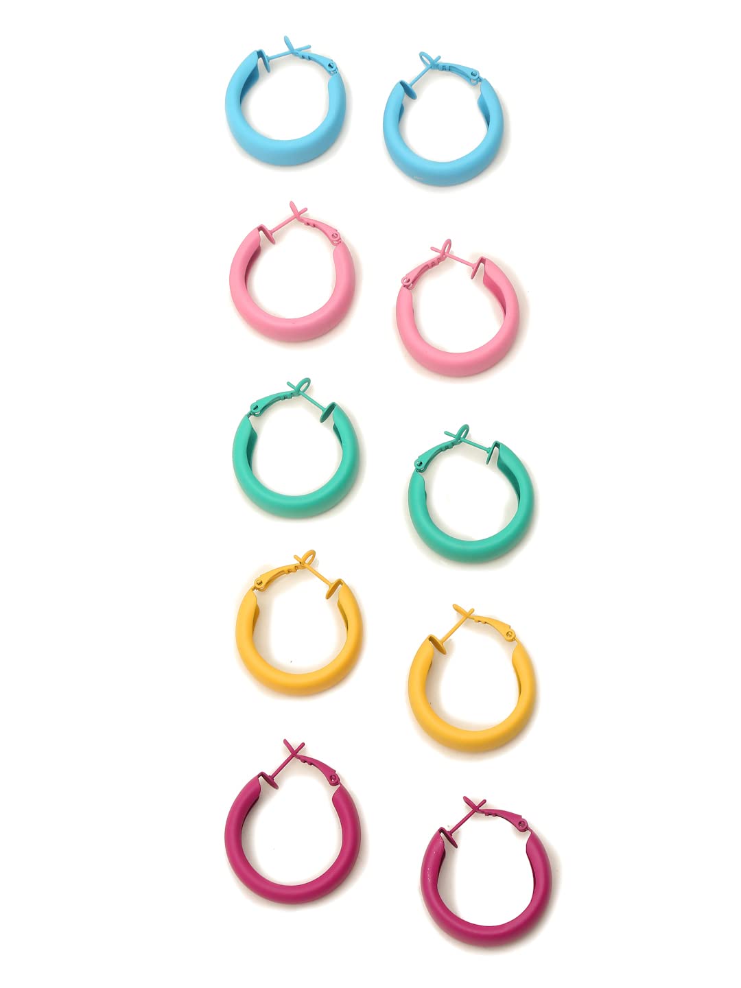 YouBella Fashion Jewellery Multicolor Hoop Combo of 5 Pair of Earrings for Girls and Women (Multicolor) (YBEAR_33134) (B0B551BW1Y) Amazon Price History, Amazon Price Tracker