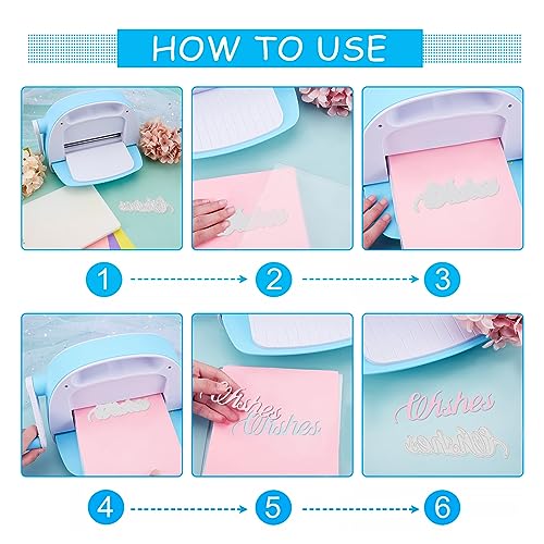 INFUNLY Flowers Cutting Dies Thank You Letter Die Cuts for Card Making Branch Metal Die Cutters Rectangle Frame Die Cutting Embossing Stencils for DIY Scrapbooking Album Photo Paper Crafts Decor - Image 3
