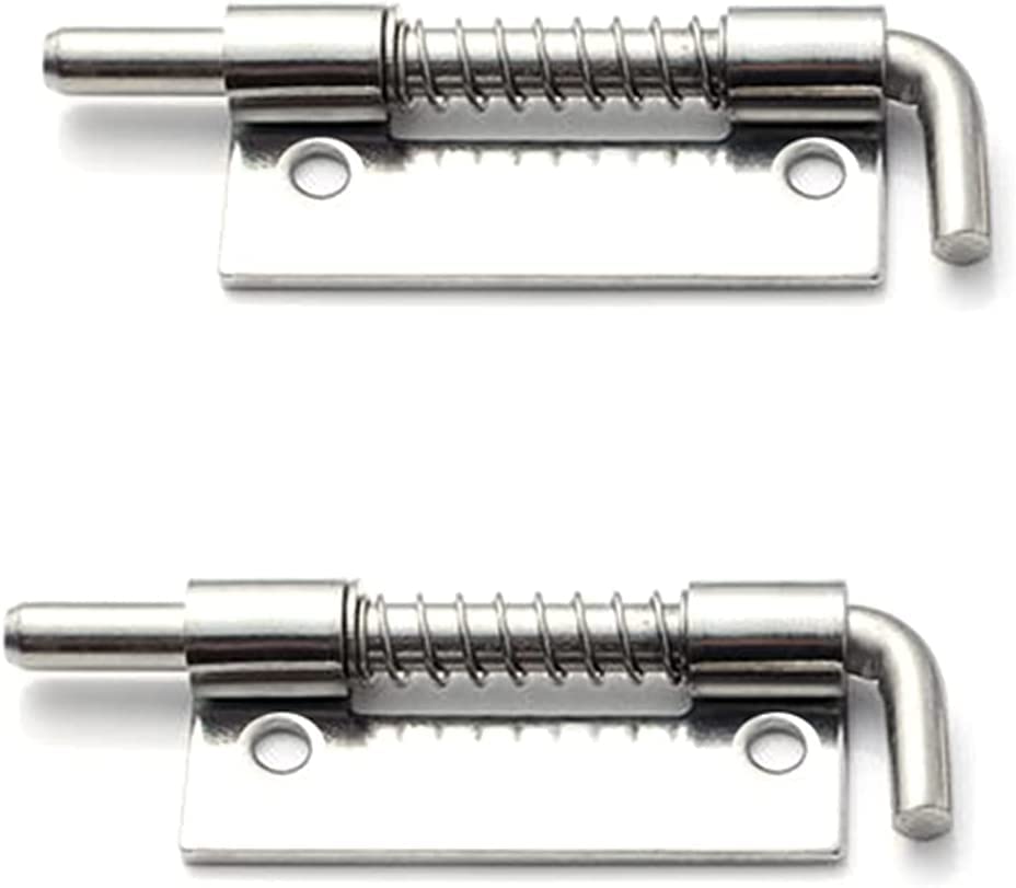 Loquet à ressort pour meubles de cuisine | Goupille de verrouillage en inox 89mm droite