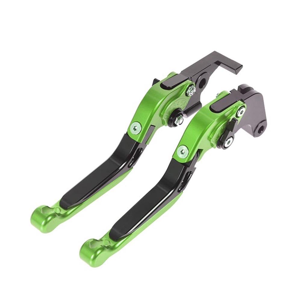 Ningruibhd Green Black Brake Levers Clutch Lever For Cbr1000rr For Fireblade Brake Clutch Levers Motorcycle Cnc Folding Extendable Brake(Green Black)