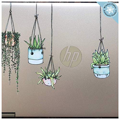 image for Window Flakes Hanging Plant Laptop Sticker Pack - Plant Stickers Lapto