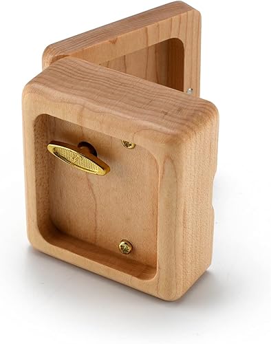 Miniatura 6 de Recuerdo musical hecho a mano de arce macizo de 18 notas, muchas canciones para elegir, niña de papá