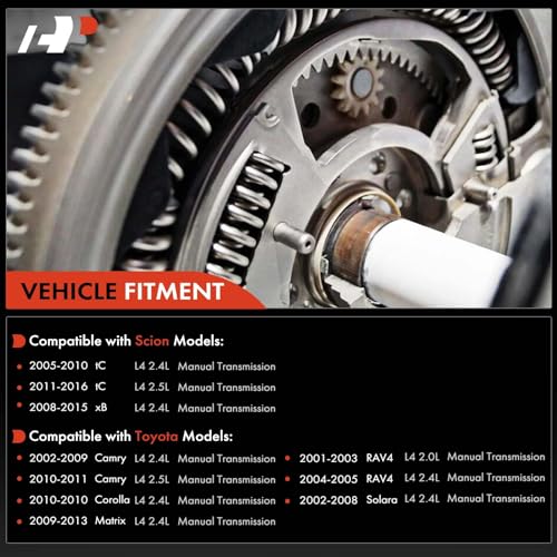 A-Premium Clutch Flywheel Compatible with Toyota Camry 2002-2011, RAV4 2001-2005, Corolla 2010, Matrix 2009-2013, Solara 2002-2008 & Scion tC 2005-2016, xB, Manual Trans., 8 Bolt Holes, 120 Teeth by A-Premium - Image 2