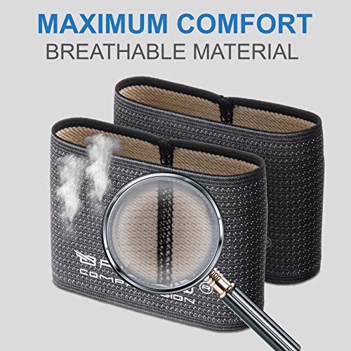 Compression Arch Support Braces for Men Women - Elastic Reusable Plantar Fasciitis Ankle Arch Sleeves Socks for Flat Foot Heel Spurs High/Low/Fallen Arches Heel Pain Relief - 2 Pairs - Thumbnail 4