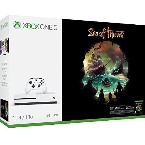 Xbox One S 1TB Console - Sea of Thieves Bundle [Discontinued] (Renewed) [video game]