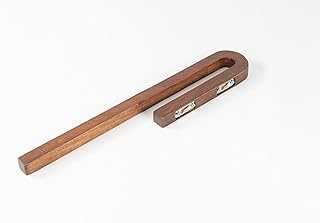 Wooden Towel Holder | Handcrafted Wall-Mount Hand Towel Holder | Walnut,...