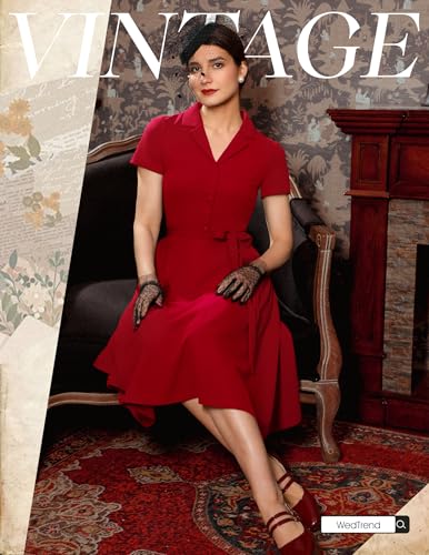 Image of Wedtrend Women's Vintage Tea Dress, Short Sleeve Cocktail Party Dress Work Church Casual Dress