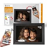 Logiciel interactif : avec le logiciel FRAMEO préinstallé, vous pouvez non seulement afficher des photos, mais aussi les personnaliser avec des textes et personnaliser l'affichage selon vos souhaits.