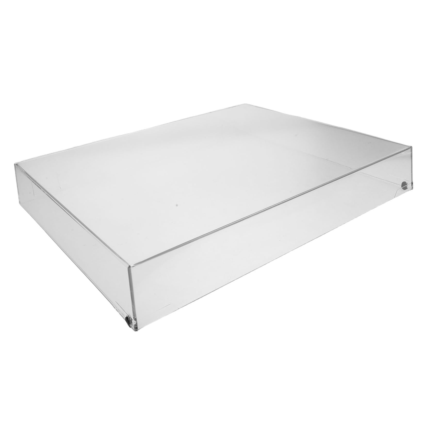 Lurrose Copertura Design Personalizzato Trasparente in Acrilico per Vinili Antipolvere e Protezione Affidabile per Impianti Audio Domestici