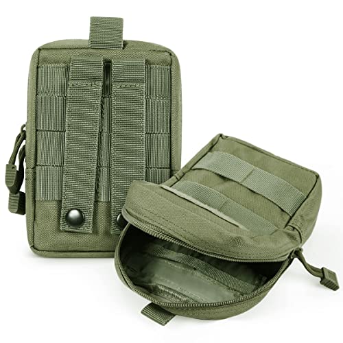 Image of 6-Pack Molle Pouch Tactical Molle Pouches Compact Utility EDC Waist Bag Pack