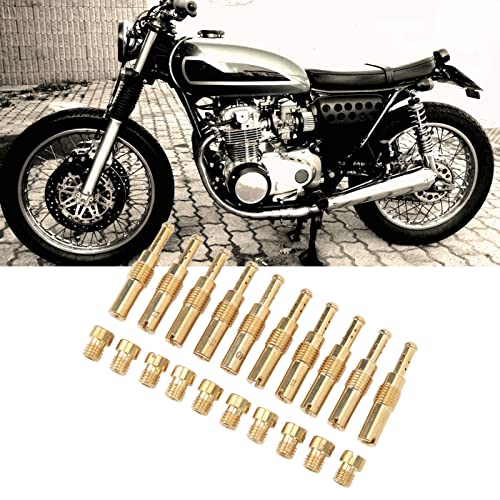 Carburetor Main Jets Set Durable 20 Piece Carburetor Antiaging Metal Slow Pilot Jets For Motorcycle #TOP1