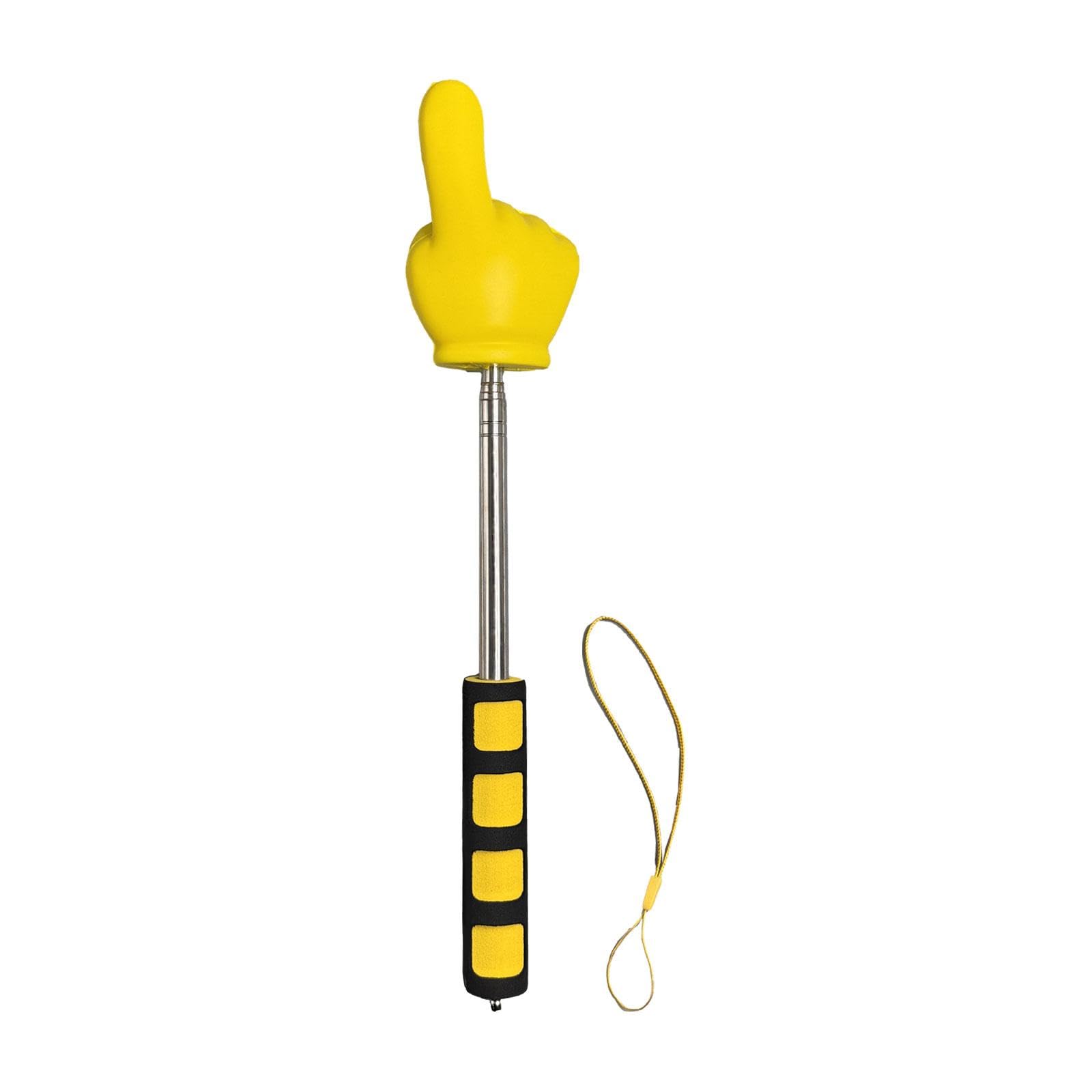 CLUB BOLLYWOOD® Telescopic Teachers Pointer Extendable for Meeting Kindergarten Presentation Yellow | Kids & Teens at Home | School Supplies | Teaching Supplies|1 Telescopic Teachers Pointer