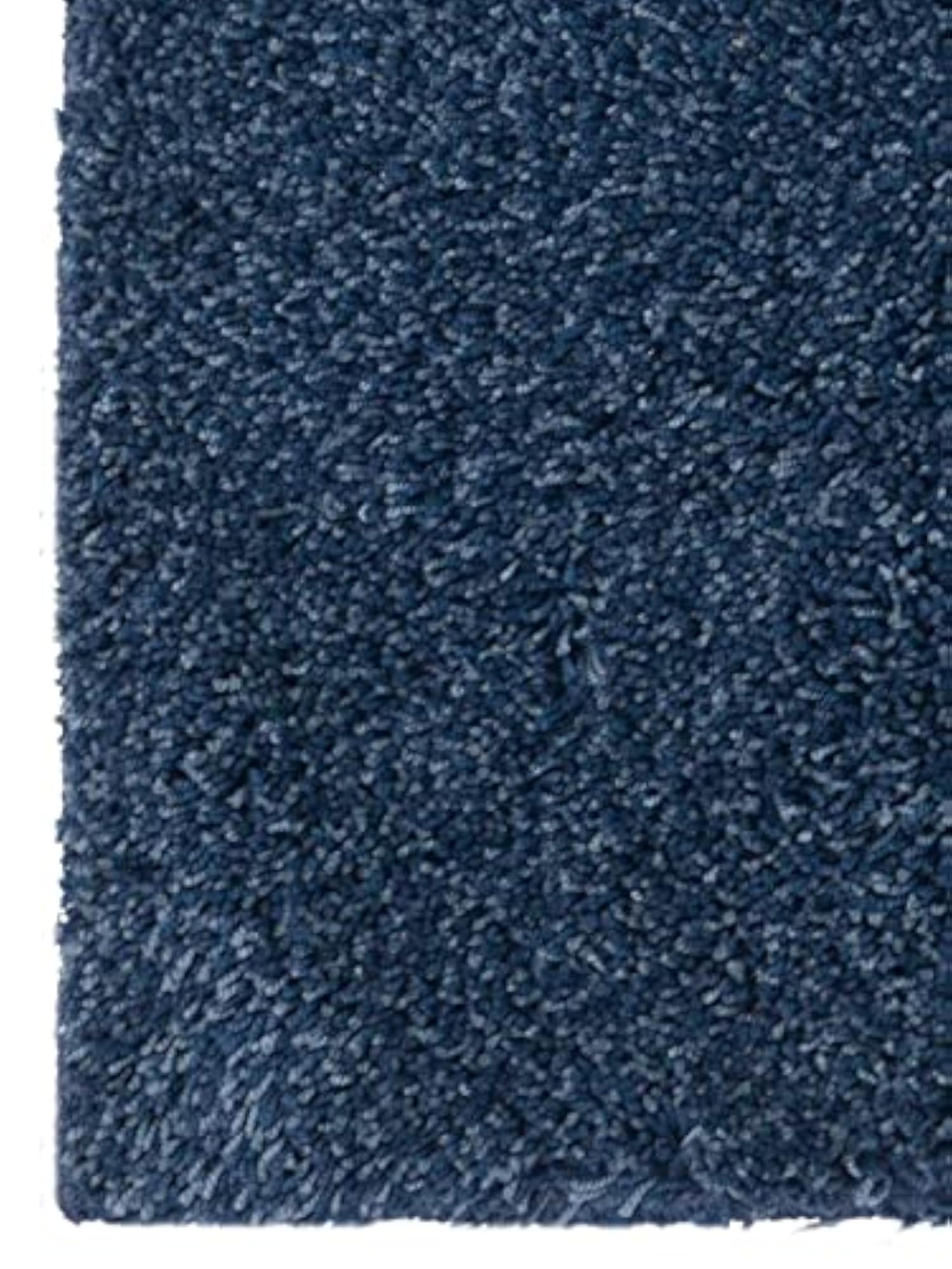 Blue Cotton Carpet, 150x210 cm