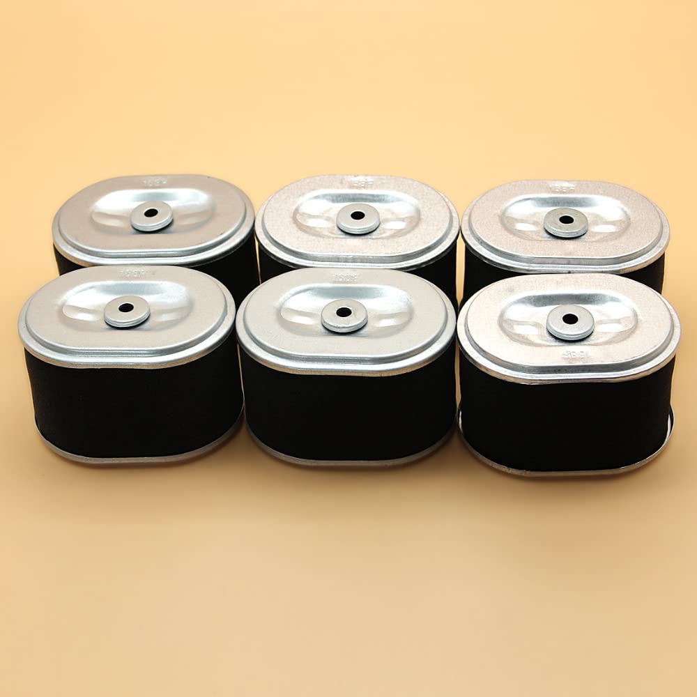 DUNLAP 6 unids/Lote Elemento de Filtro de Aire Apto for GX160 GX200 GX 160 200 5,5-6.5HP Motor pequeño reemplazo de generador de Gasolina