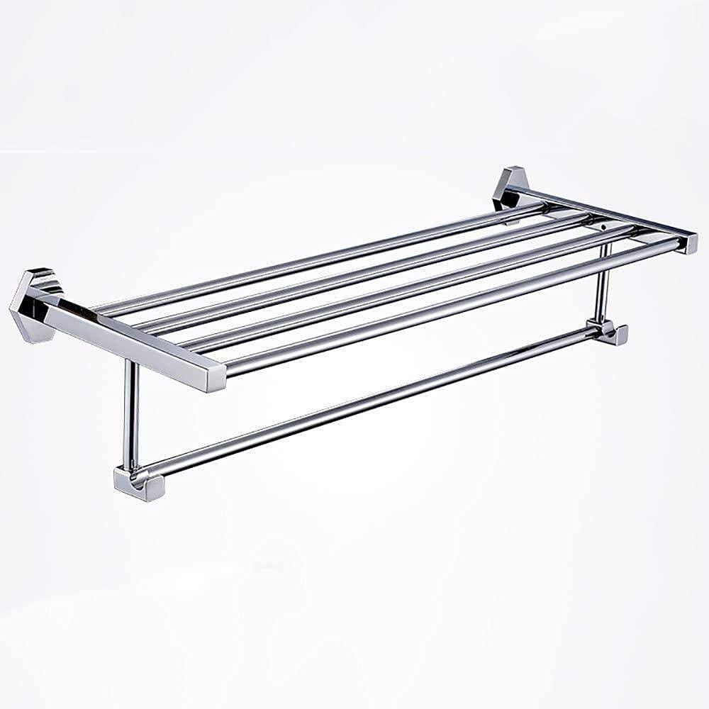 Wieszak na ręczniki Uchwyty na wieszaki na ręczniki Ręcznik łazienkowy Podwójny materiał miedziany Otwór montażowy Wieszak wieżowy (50/60/70/80CM) (Rozmiar: 60CM) (80CM) mały prezent