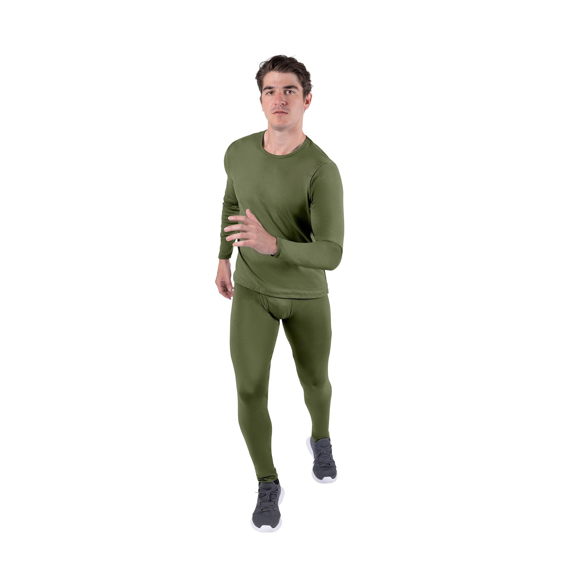 Kickoff FlexwearThermal Underwear for Men Long Johns for Men Thermal Top Bottom Fleece Lined Base Layer Pajamas Cold Weather