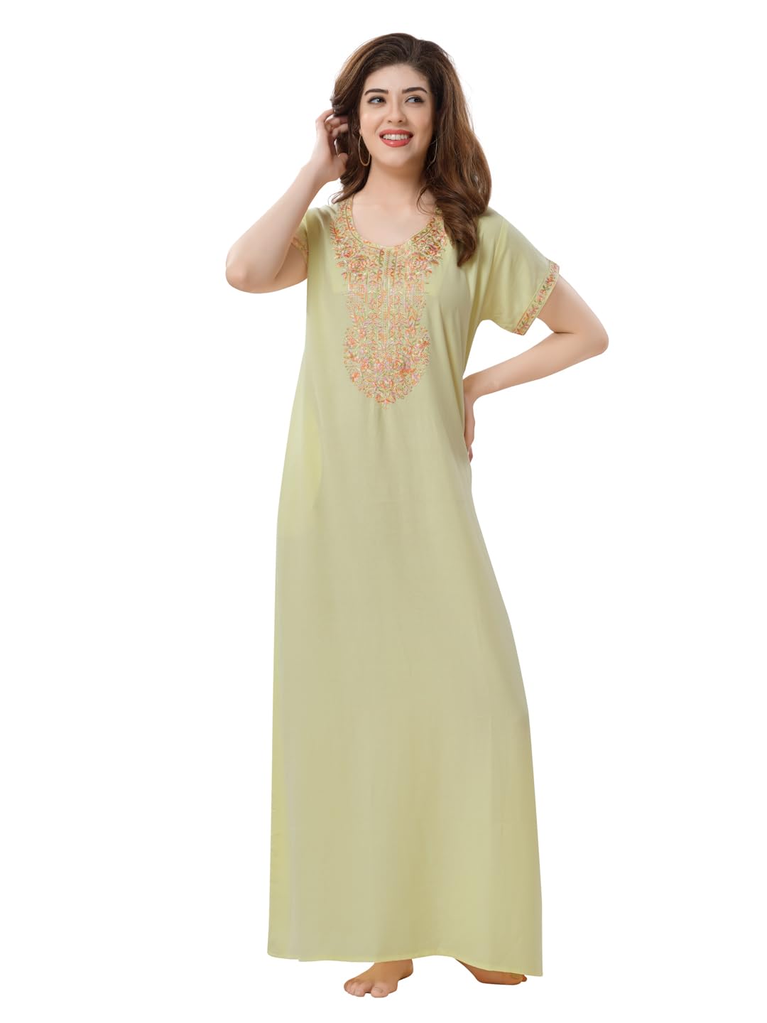 Women's Solid Alpine Nighty 1749-image-11
