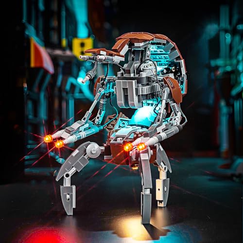 BRICKSHINING LED Lighting Compatible with Lego Droideka 75381, Light Kit Compatible with Lego 75381, Giving Light to Model, NOT Included The Model Set?Standard Version?