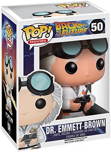 Back to The Future - Dr. Emmett Brown Funko Pop! Vinyl Figure (Bundled with Compatible Pop Box Protector Case), Multicolored, 3.75 inches - Image 7