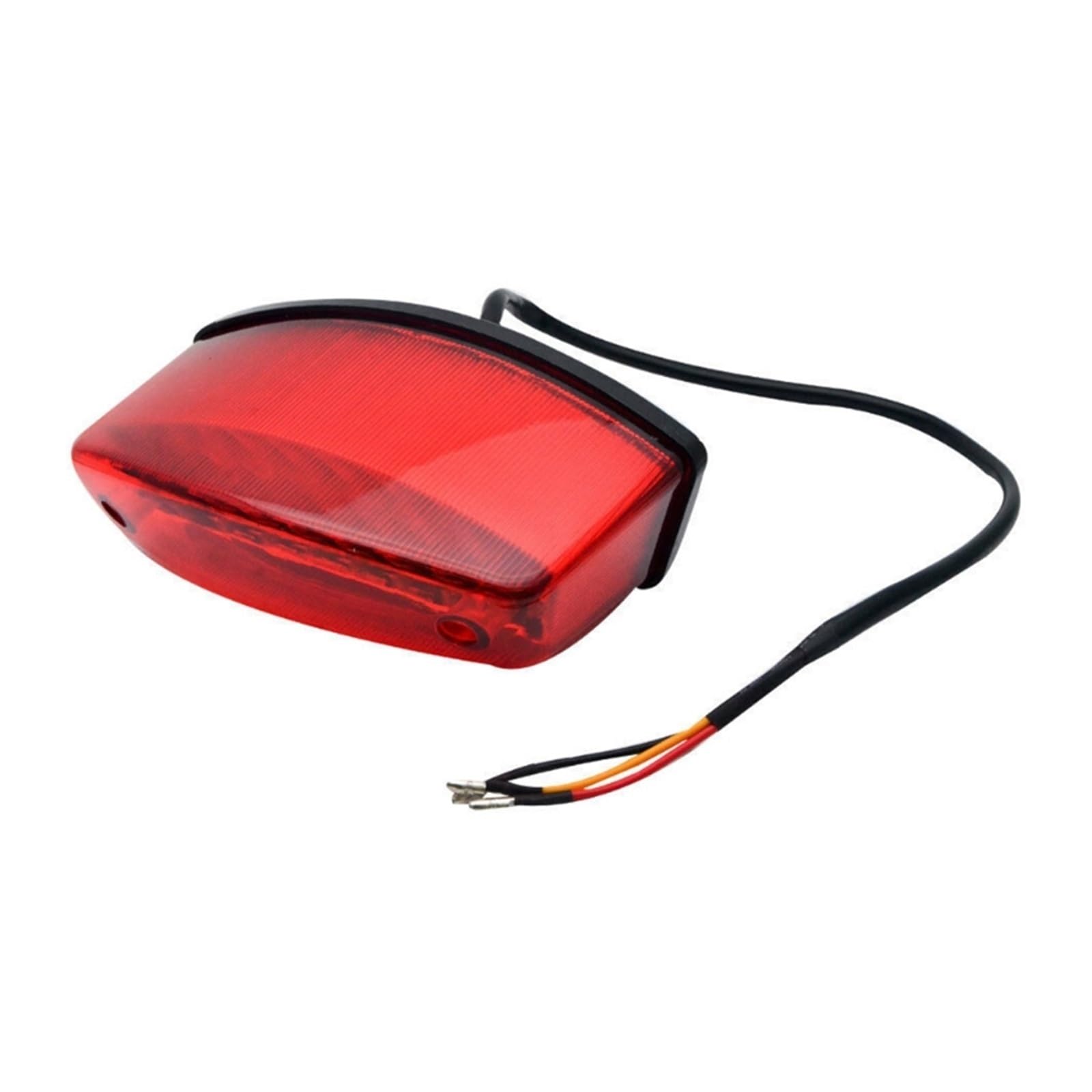 Intermitentes de moto 12V con luces traseras rojas de parada 3 cables 7