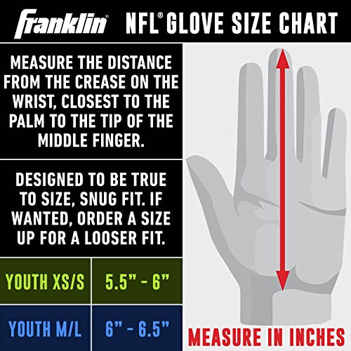 Franklin-Sports-Youth-NFL-Football-Receiver-Gloves-Kids-Football-Gloves-Pair-NFL-Team-Logos-and-Silicone-Palm-All-Youth-Sizes-Great-Game-Gear-Football-Costume-Accessory