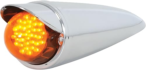 Grand General 93062 Cab - Luz LED (con lente de cristal ámbar oscuro de sandía y ojo de visor)