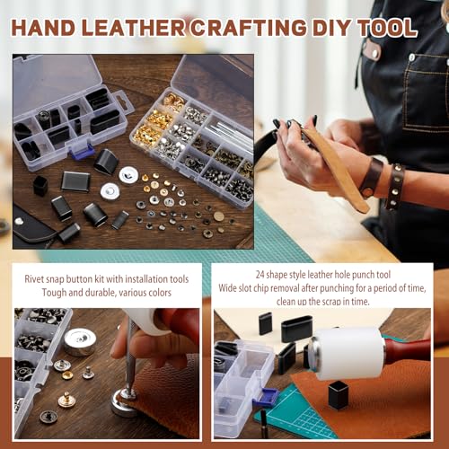 Leather Tooling Kit with Double Box