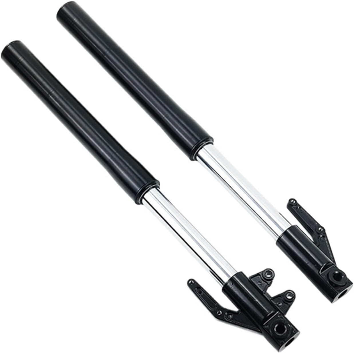 Motorcycle Parts 650mm Aluminum Alloy Motocross Front Fork Inverted Shock Absorber Suspension Pit Bikes Accessories(Black)